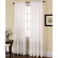 thumbnail image 1 of Miller Curtains Solunar Crushed Voile Insulating Sheer Curtain Panel;54 X 83 inch, 1 of 3