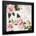 thumbnail image 1 of Miller, Dianne 12x12 Black Modern Framed Museum Art Print Titled - Ephemeral Roses I, 1 of 5