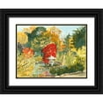 thumbnail image 1 of Miller, Dianne 14x12 Black Ornate Wood Framed with Double Matting Museum Art Print Titled - Plein Air Garden III, 1 of 4
