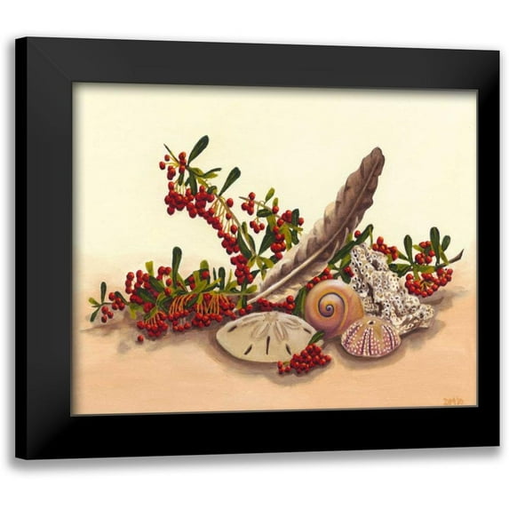 Miller, Dianne 18x15 Black Modern Framed Museum Art Print Titled - Sea Still Life III