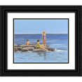 thumbnail image 1 of Miller, Dianne 18x15 Black Ornate Wood Framed with Double Matting Museum Art Print Titled - Beach Scene I, 1 of 4