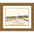 thumbnail image 1 of Miller, Dianne 18x15 Gold Ornate Wood Framed with Double Matting Museum Art Print Titled - Minimalist Coastline II, 1 of 4