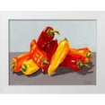 thumbnail image 1 of Miller, Dianne 24x19 White Modern Wood Framed Museum Art Print Titled - Pepper Collection II, 1 of 4