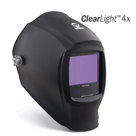 Miller 296786 Digital Infinity Auto Darkening Welding Helmet with ClearLight 4x Lens, Black