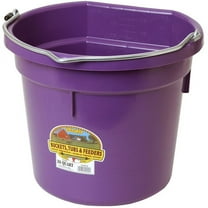 Miller Electric 20Qt Flatback Plastic Bucket Purple