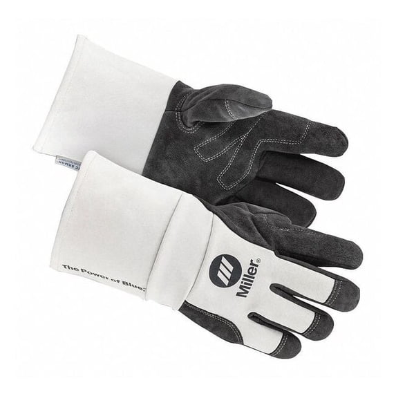 Classic Welding Gloves, Gauntlet Cuff, Keystone Thumb, Premium Cowhide, L, 1 PR