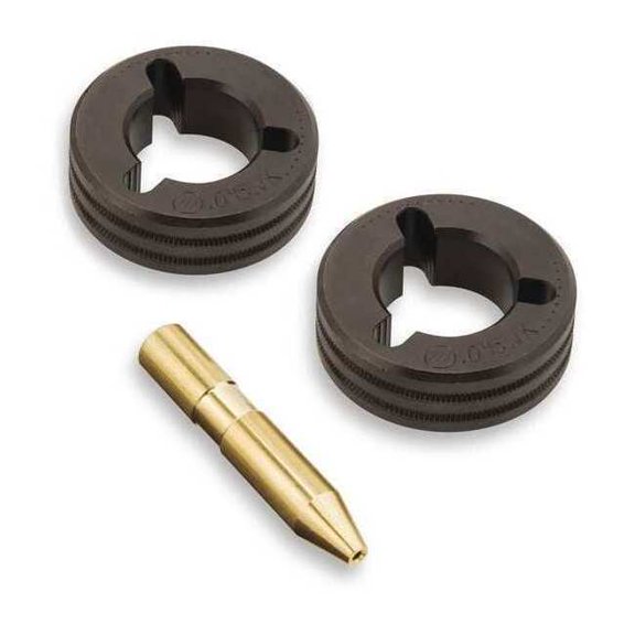 Miller Electric Drive Roll Kit, 2 Roll, V-Knurl, 0.045 079607