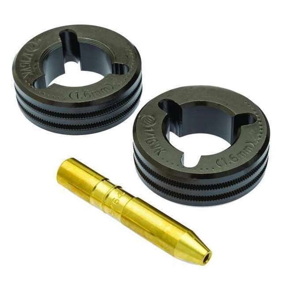 Miller Electric Drive Roll Kit, 2 Roll, V-Knurl, 0.062 079609