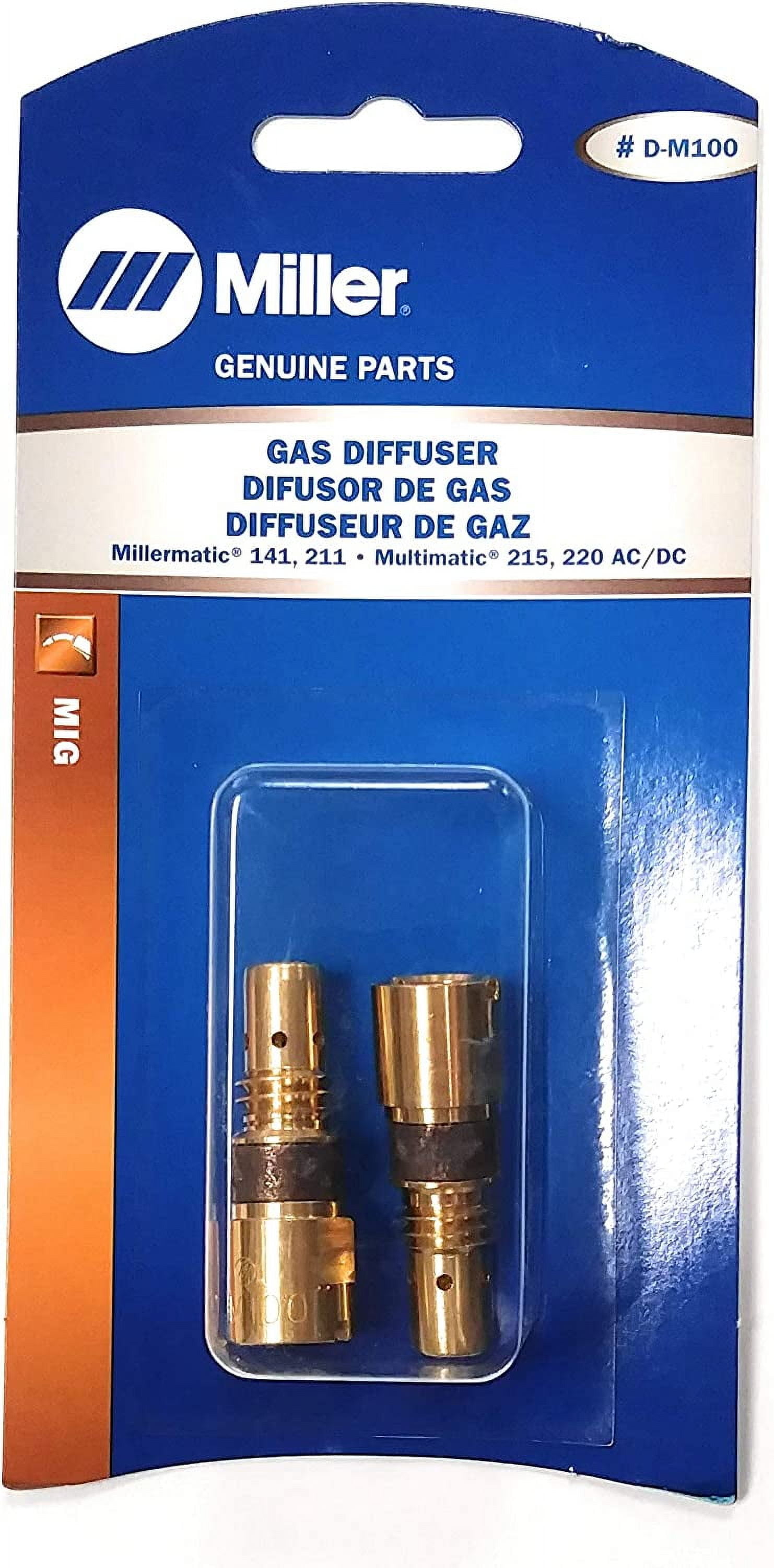 Miller Gas Diffuser for MIG Welding Gun, part no. D-M100 (2 per pack ...