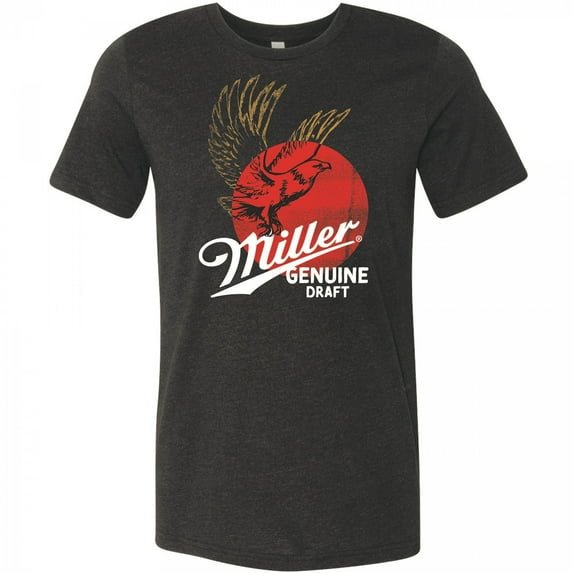 Miller Genuine Draft Eagle Can Logo T-Shirt-Medium