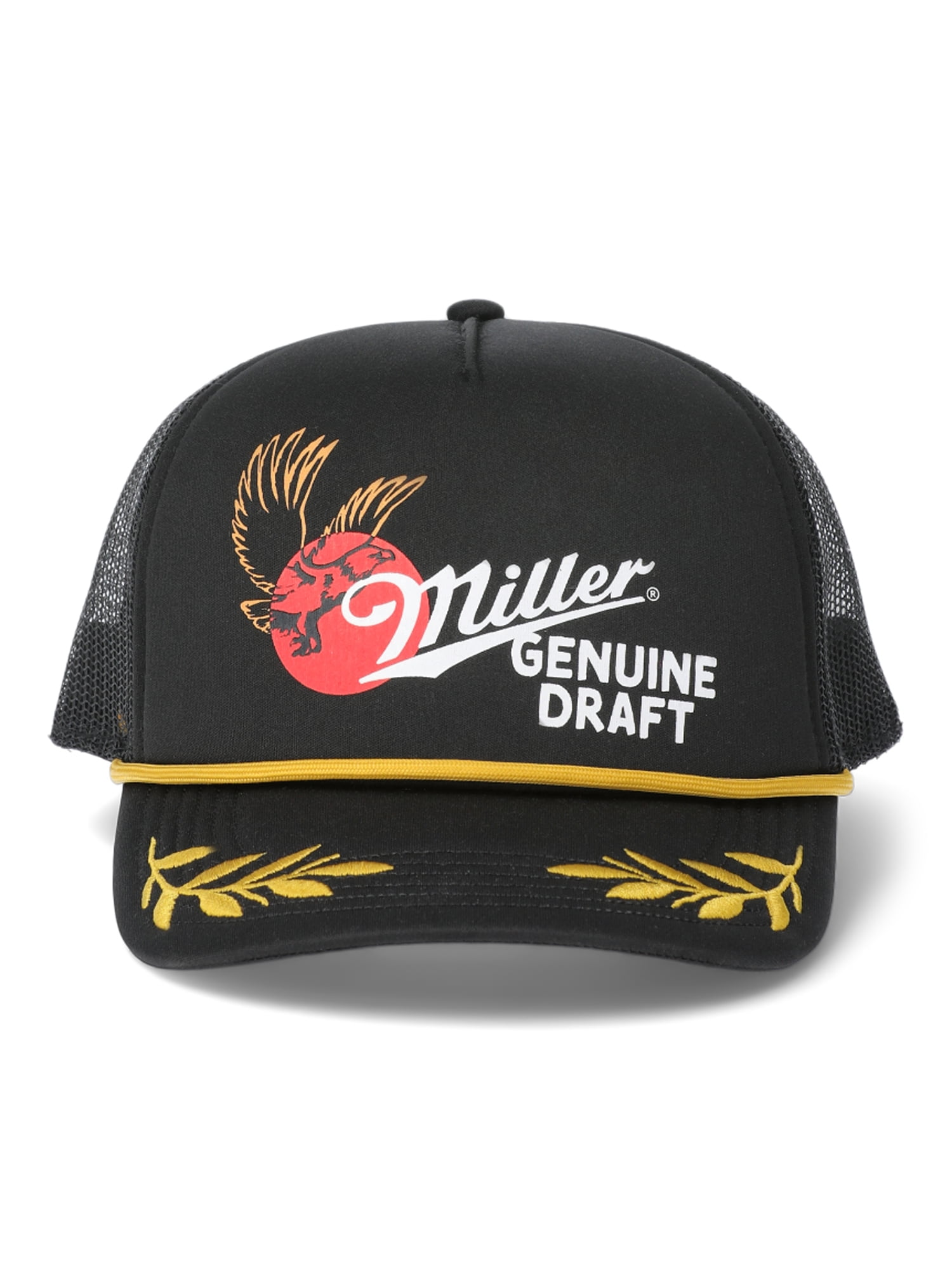 Vintage Miller Genuine Draft Mesh Snapback Trucker Hat/Cap