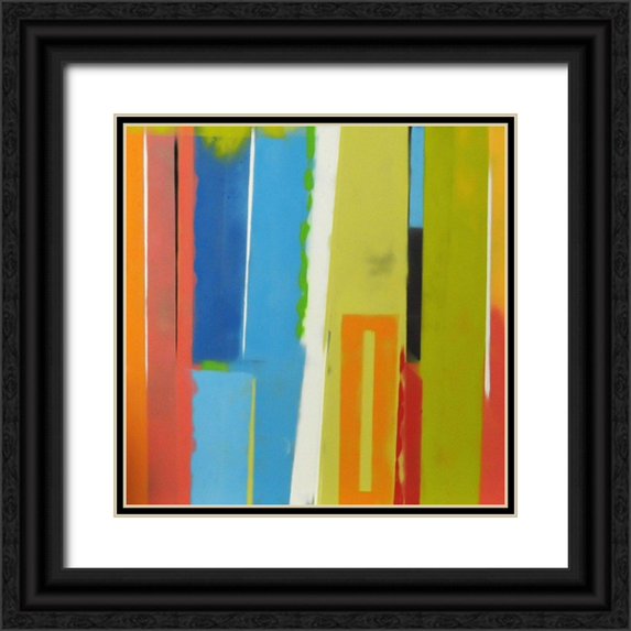 Miller, Gil 20x20 Black Ornate Wood Framed with Double Matting Museum Art Print Titled - Urban Summer 19