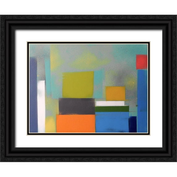 Miller, Gill 18x15 Black Ornate Wood Framed with Double Matting Museum Art Print Titled - Urban Hues 11