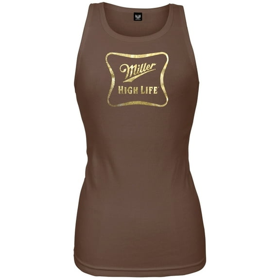 Miller - Gold Logo Juniors Tank Top - Medium