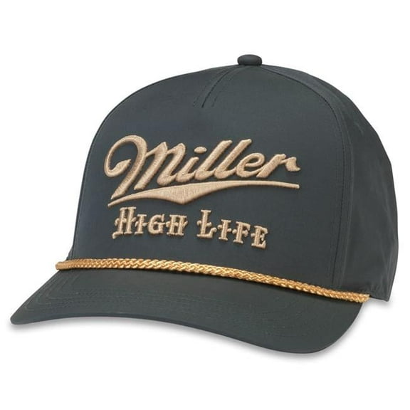Miller High Life 850508 Miller High Life Embroidered Logo Traveler Adjustable Hat