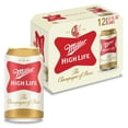 thumbnail image 1 of Miller High Life American Beer, 12 Pack, 12 fl oz Aluminum Cans, 4.6% ABV, 1 of 5
