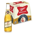 thumbnail image 1 of Miller High Life American Beer, 12 Pack, 12 fl oz Glass Bottles, 4.6% ABV, 1 of 5