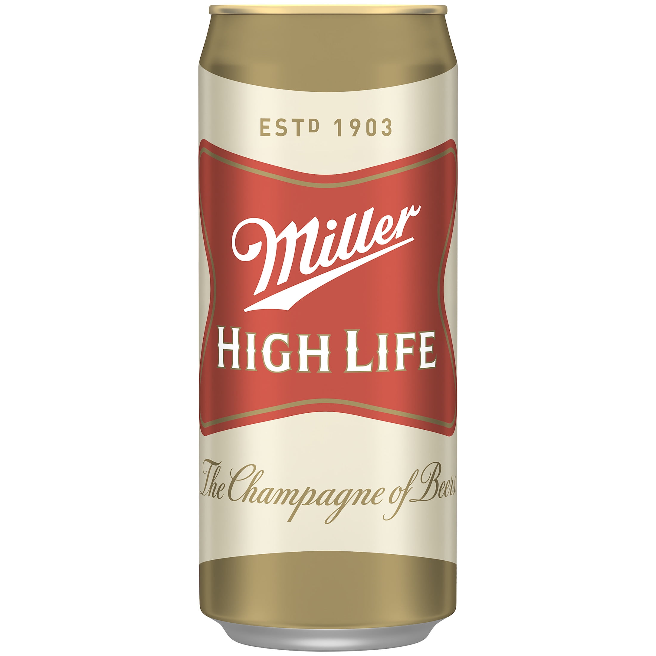 Miller High Life American Beer, 32 fl oz Aluminum Can, 4.6% ABV