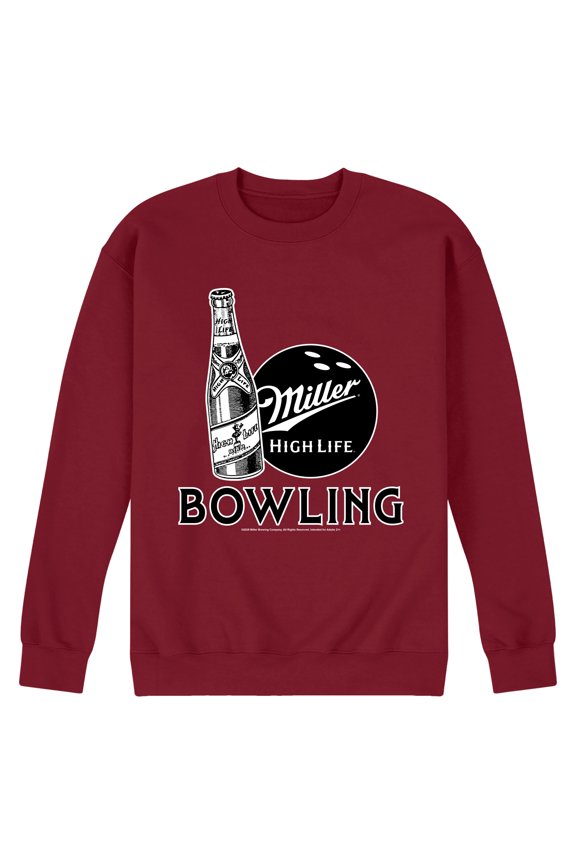 - Bowling - Men's Crew Fleece Sweatshirt