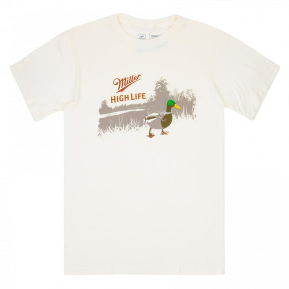 Miller High Life Duck Wildlife T-Shirt-Medium