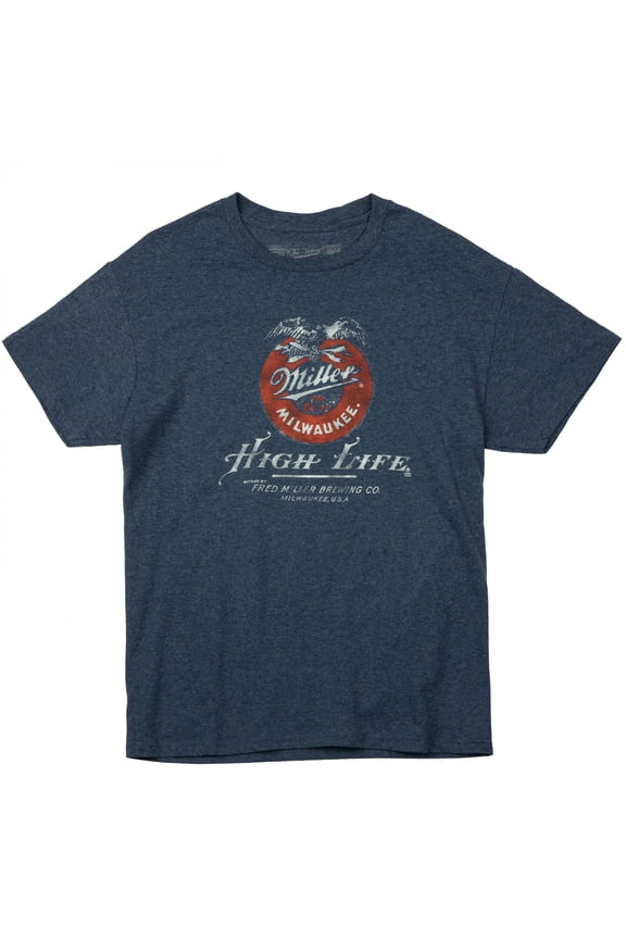 Fred Miller Brewing CO. Distressed Logo T-Shirt-Small