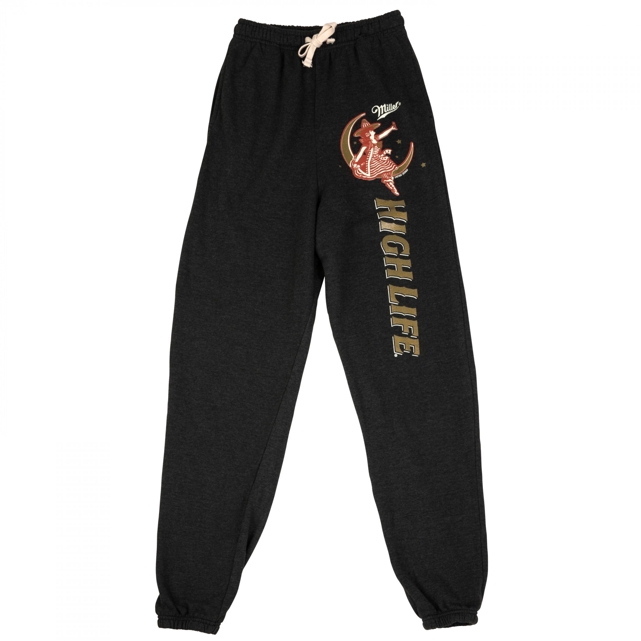 Miller High Life Girl in the Moon Sweatpant Joggers-Medium (32-34