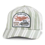 Miller High Life Green Striped Beach House Adjustable Hat