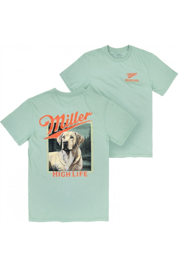 Labrador Front and Back Print T-Shirt-2XLarge