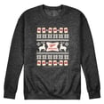 thumbnail image 1 of Miller High Life - MHL Christmas Sweater - Men's Crew Fleece Sweatshirt, 1 of 4