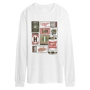 Miller High Life - Match Box Collage Mens Long Sleeve Graphic T-Shirt