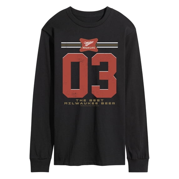 Miller High Life - The Best Milwaukee Beer Jersey - Men's Long Sleeve Graphic T-Shirt