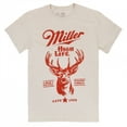 thumbnail image 1 of Miller High Life Vintage Deer Logo Beige Colorway T-Shirt-Large, 1 of 2