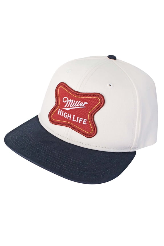 Miller High Life White Snapback Hat