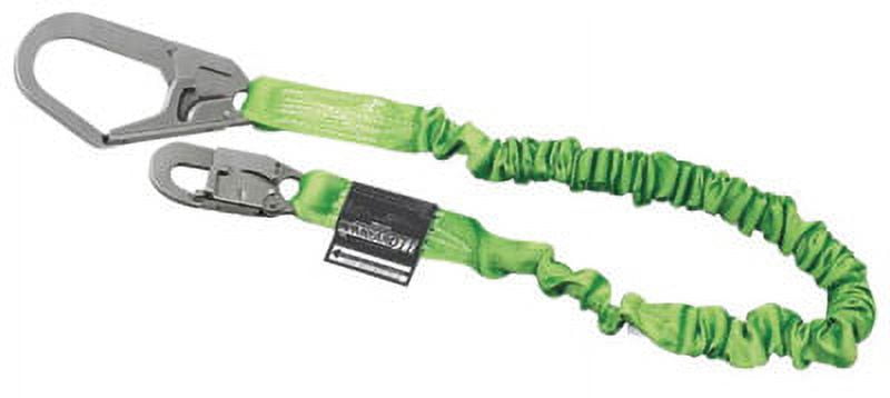 Miller by Honeywell 6' Manyard II Polyester Web Single-Leg Shock-Absorbing Lanyard With (1) 3/4'' Locking Snap Hook And (1) 2 1/2'' Locking Rebar Hook