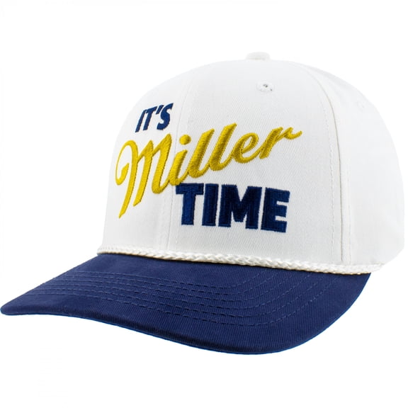 Miller High Life "It's Miller Time" Cotton Twill Hat Ball Cap