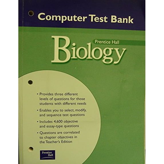Pre-Owned Miller-Levine Biology 1e Computer Test Bank 2002c Paperback