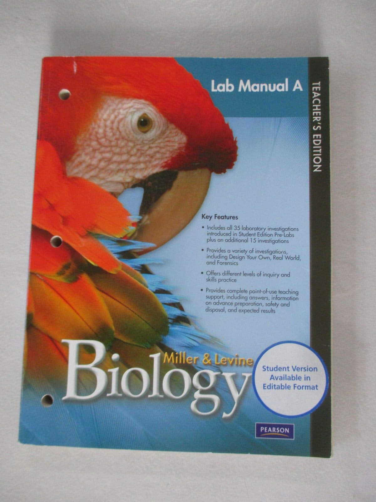 Pre-Owned Miller & Levine Biology: Laboratory Manual A, Teacher's ...