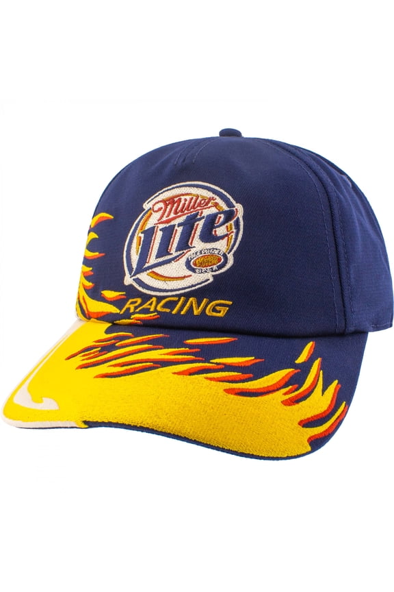 Miller Light Racing Flames Adjustable Hat