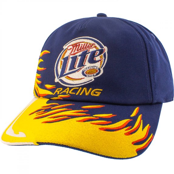 Miller Light Racing Flames Adjustable Hat