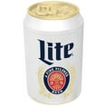 thumbnail image 1 of Miller Lite 8 Can Portable Mini Fridge AC/DC Personal Mini Cooler Refrigerator, 1 of 3