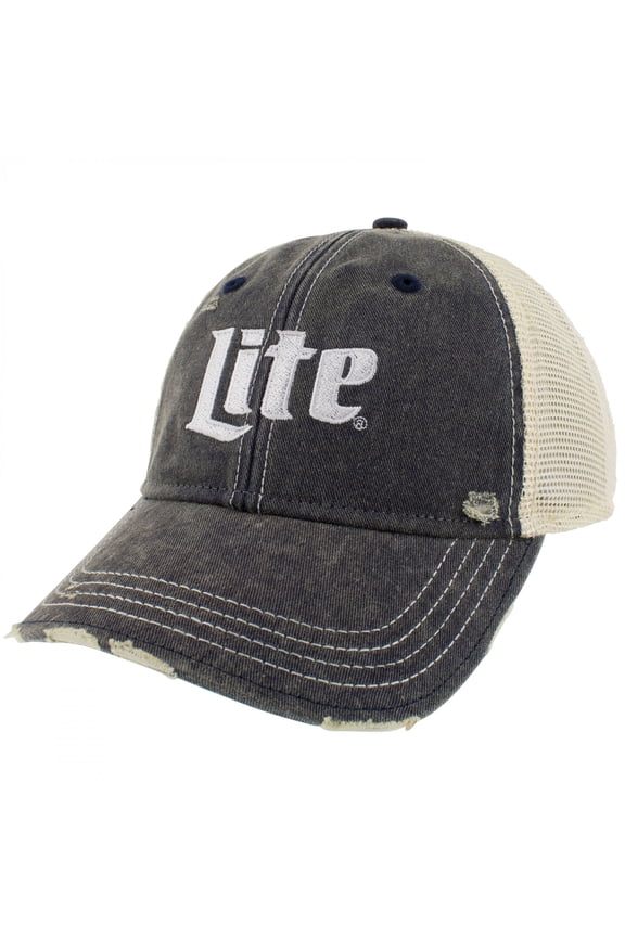 Logo Patch Distressed Adjustable Hat