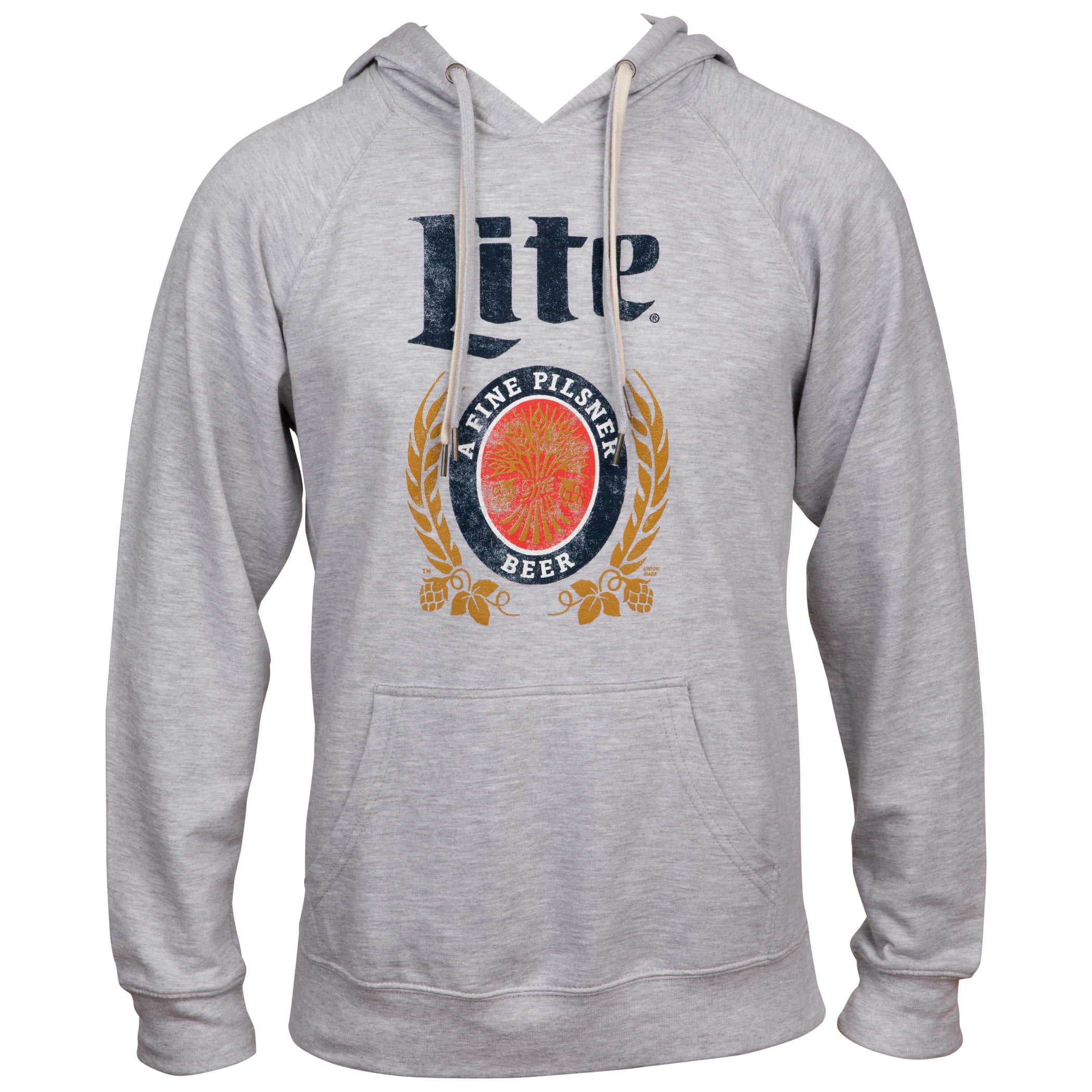 Miller Lite A Fine Pilsner Beer Crest Hoodie-XLarge