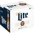thumbnail image 1 of Miller Lite American Light Lager Beer, 20 Pack, 12 fl oz Glass Bottles, 4.2% ABV, 1 of 7