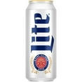 thumbnail image 1 of Miller Lite American Light Lager Beer, 24 fl oz Aluminum Can, 4.2% ABV, 1 of 7