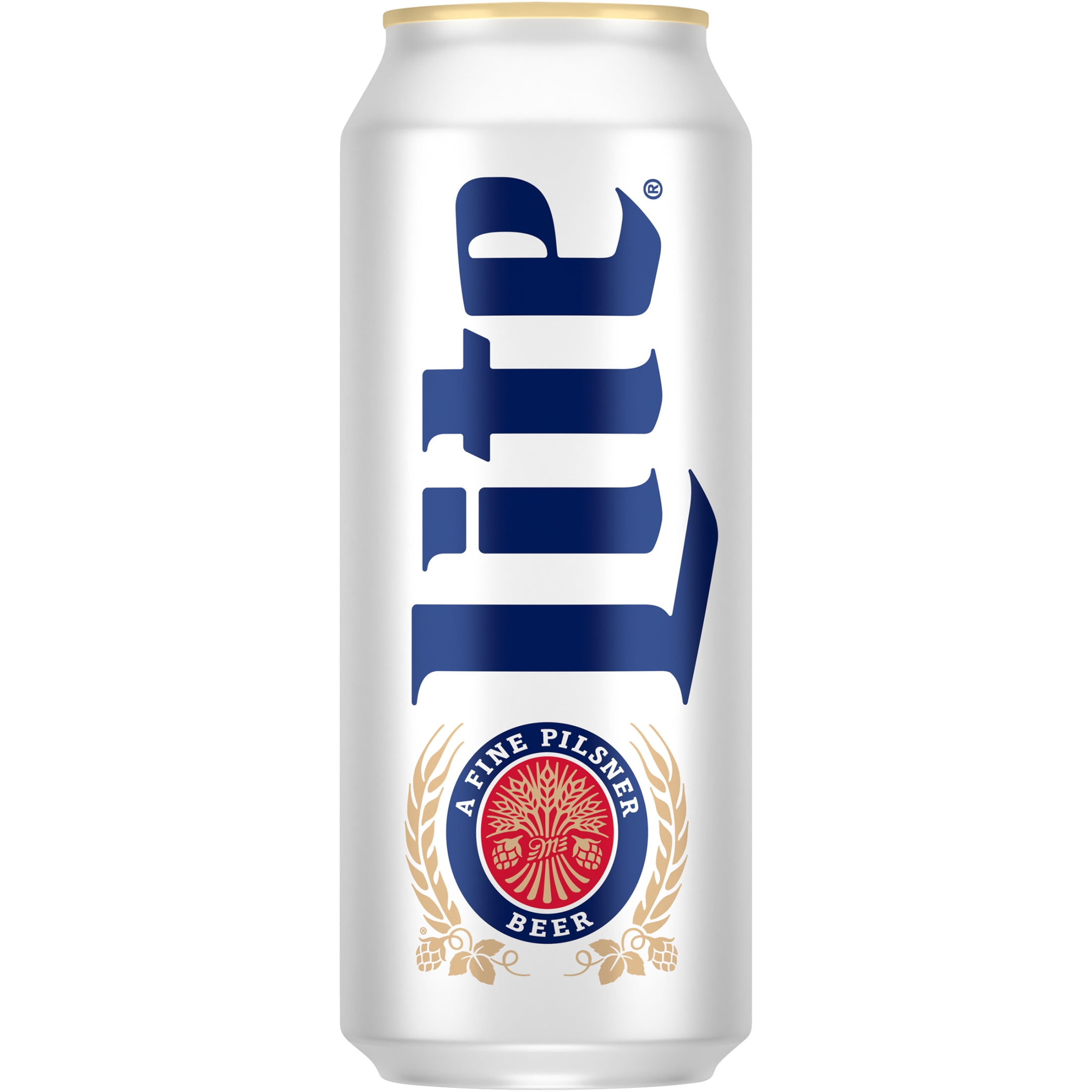 Miller Lite Beer, 24 fl oz Aluminum Can, 4.2% ABV, Domestic Light Lager
