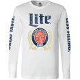 thumbnail image 1 of Miller Lite  Great Taste Less Filling Long Sleeve Shirt, Large, 1 of 1