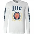 thumbnail image 1 of Miller Lite Great Taste Less Filling Long Sleeve Shirt-Small, 1 of 1