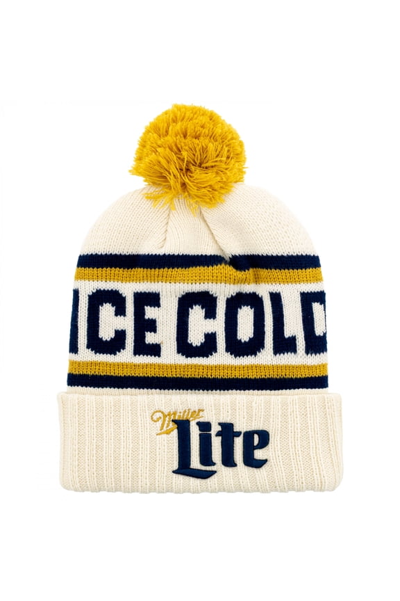 Ice Cold Cuffed Pom Beanie
