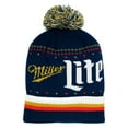 thumbnail image 1 of Miller Lite Label Text Knit Cuff Pom Beanie, 1 of 1