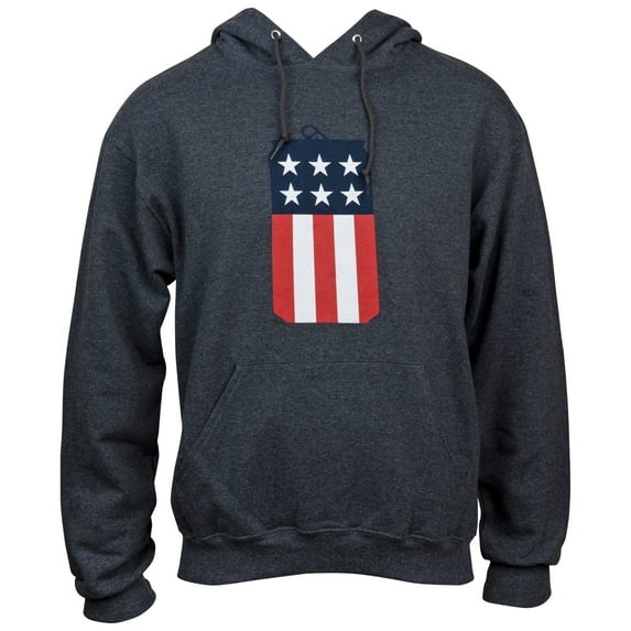 Miller Lite Patriotic Beer Can Hoodie-XLarge